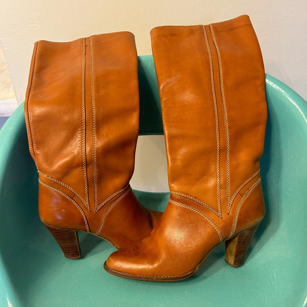 Leather Brazil- made ‘Jacky’ Vintage Boots